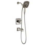 Delta Ashlyn Monitor 17 Series Dual Function Pressure Balanced Tub and Shower with In2ition and Integrated Volume Control - Less Rough-In Valve Brilliance Stainless